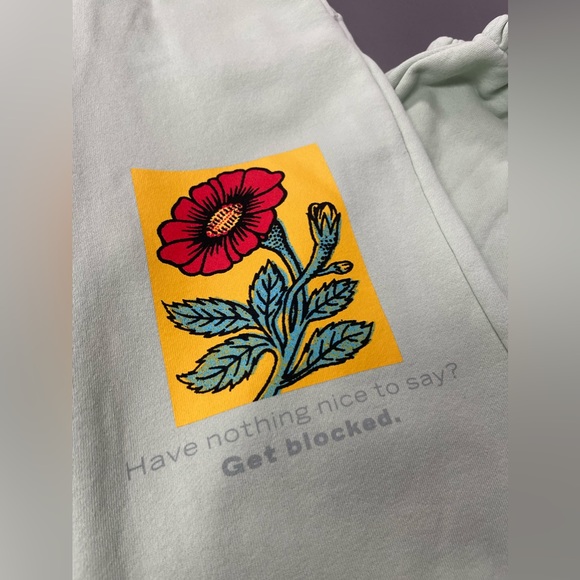 Boys Lie Get Blocked Sweatpants for Women - Picture 3 of 5